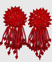 Beaded Starburst Earrings