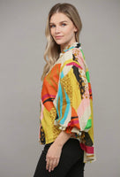 Abstract Print Blouse