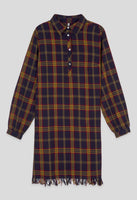 Checked Shirt Dress