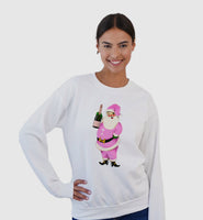 Champagne Santa Sweatshirt