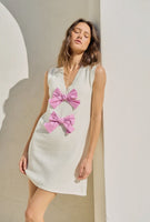 Sleeveless Bow Dress