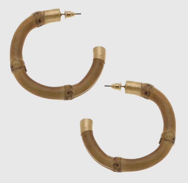 Felicity Bamboo Hoop Earrings