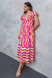 Printed Poplin Dress