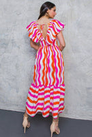 Printed Poplin Dress