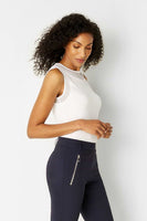 Flo Sleeveless Top - White