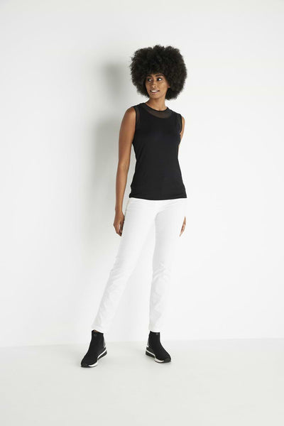 Flo Sleeveless Tee - black