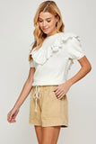 Ruffle Lace Top