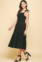 Embroidered Midi Dress