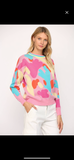 Abstract Crew Neck