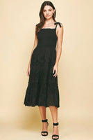 Embroidered Midi Dress