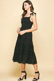 Embroidered Midi Dress