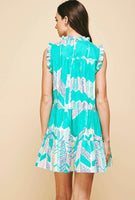 Jade Tiered Minidress