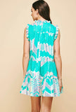 Jade Tiered Minidress