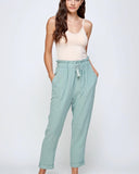 Linen Cuffed Pants