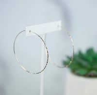 Hammered Hoops