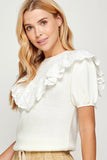 Ruffle Lace Top