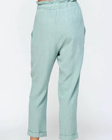 Linen Cuffed Pants