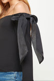 Off the Shoulder Bow Top