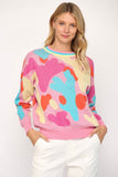 Abstract Crew Neck